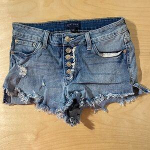 Just USA Women's Blue Denim Shorts 28 (JI)